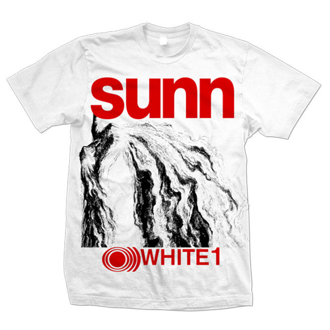 SUNN WHITE 1 t-shirt (VINTAGE STYLE SHIRT)