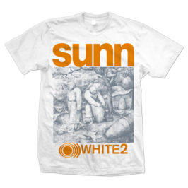 SUNN WHITE 2 t-shirt (VINTAGE STYLE SHIRT)