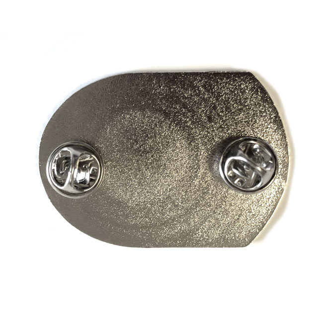 Silver O))) Enamel Pin - Image 2