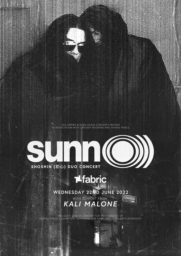 SUNN O))) announce a one-off London show on 22nd June at Fabric