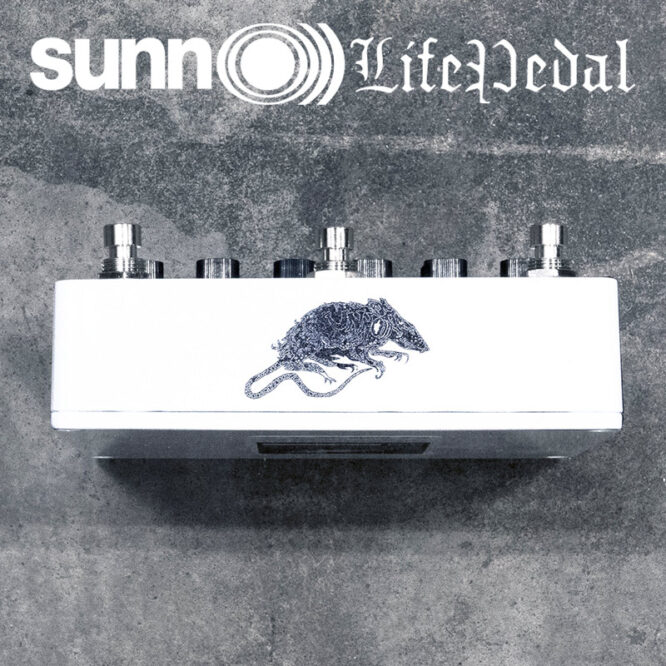 Life Pedal V3 - black on white SUNN O)) exclusive, get a copy!