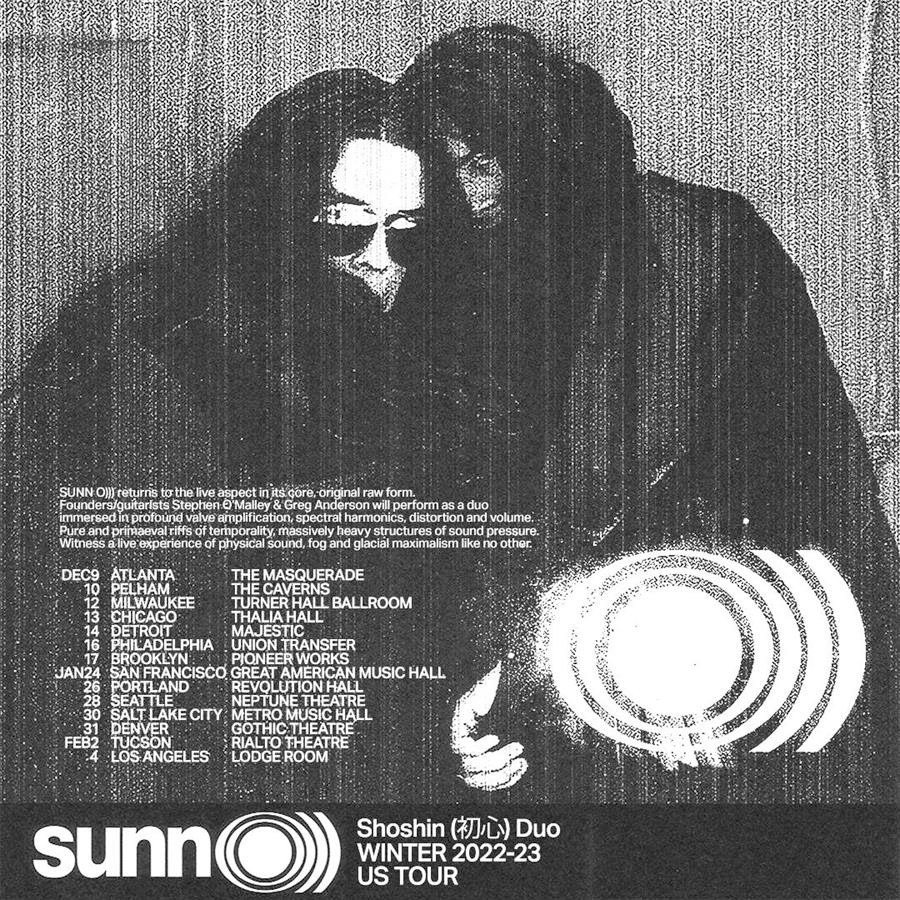 Sunn O))) Announce Shoshin (初心) Duo U.S Tour Dates – SUNN O)))