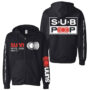 SP1713 Sunn O))) zip up hoodie