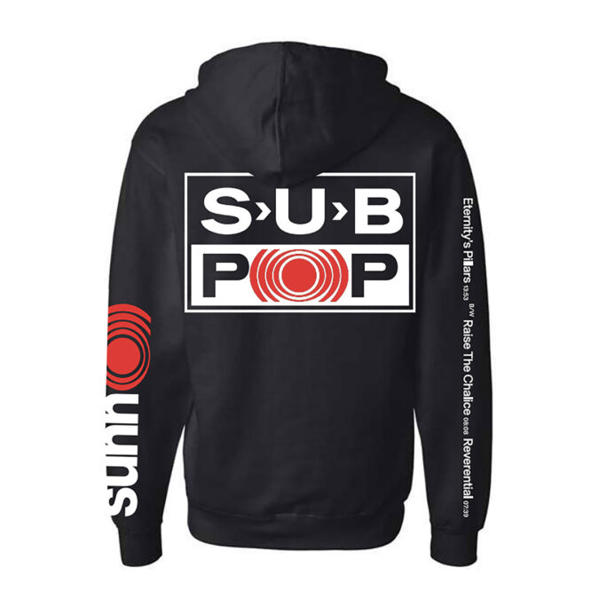 SP1713 Sunn O))) zip up hoodie back