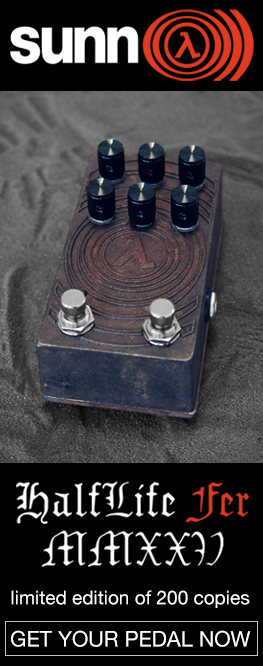 SUNN O))) HalfLife Fer MMXXV pedal